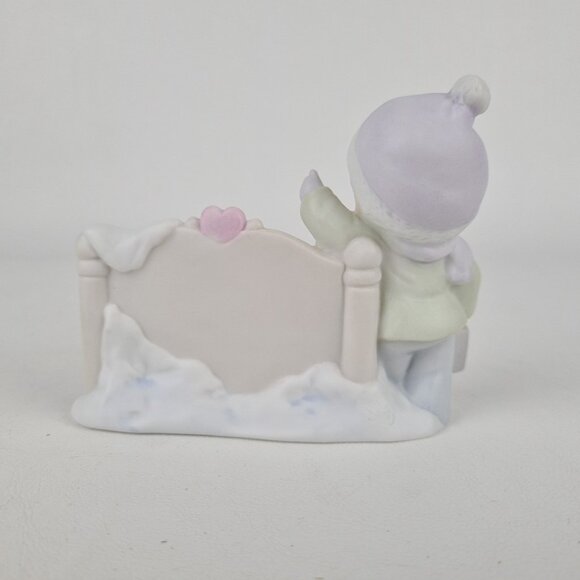 Precious Moments Sugar Town 529567 Sam Butcher Painting Sign Figurine Vintage - Picture 3 of 5